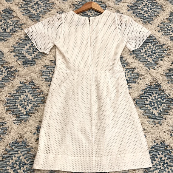 J. Crew Eyelet Dress with Flutter Sleeves - Picture 5 of 8